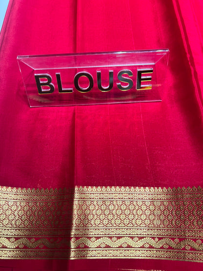 Pure Mysore Silk Saree ( 60 Grams )