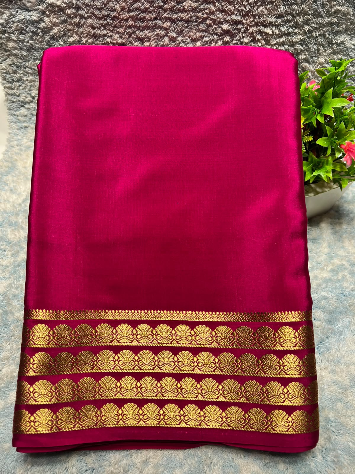 Pure Mysore Silk Saree.