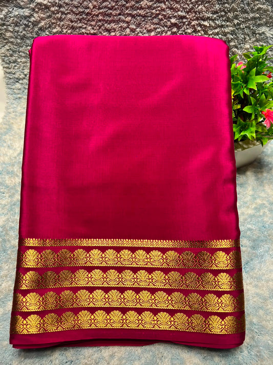 Pure Mysore Silk Saree.