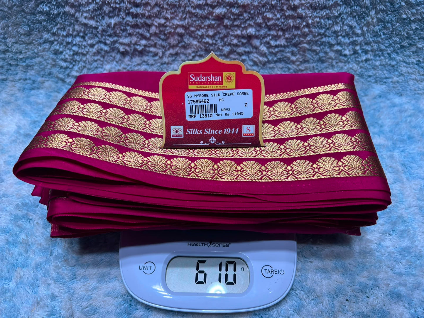Pure Mysore Silk Saree.