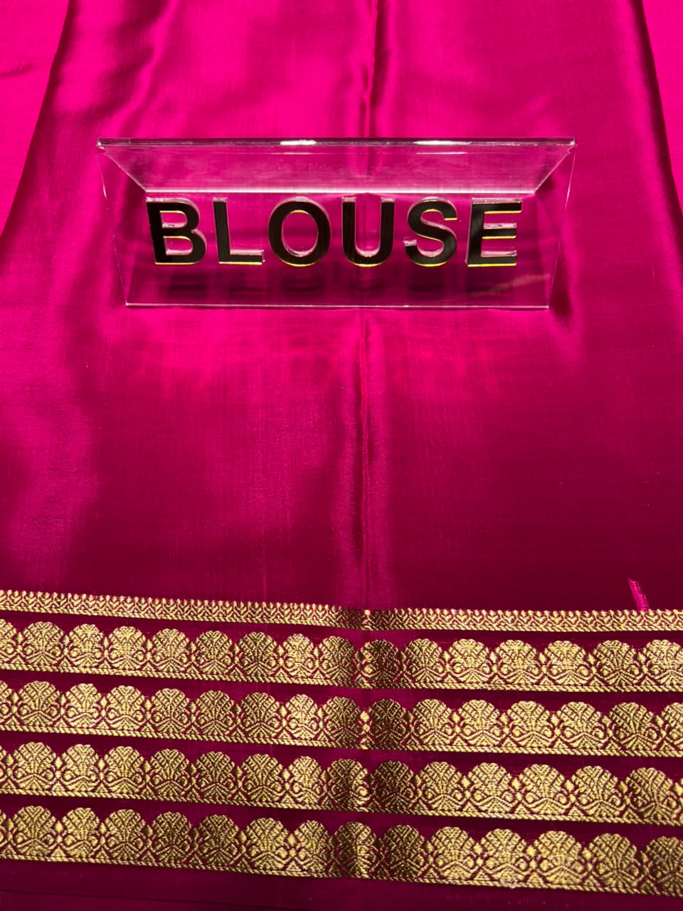 Pure Mysore Silk Saree.