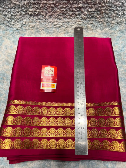 Pure Mysore Silk Saree.