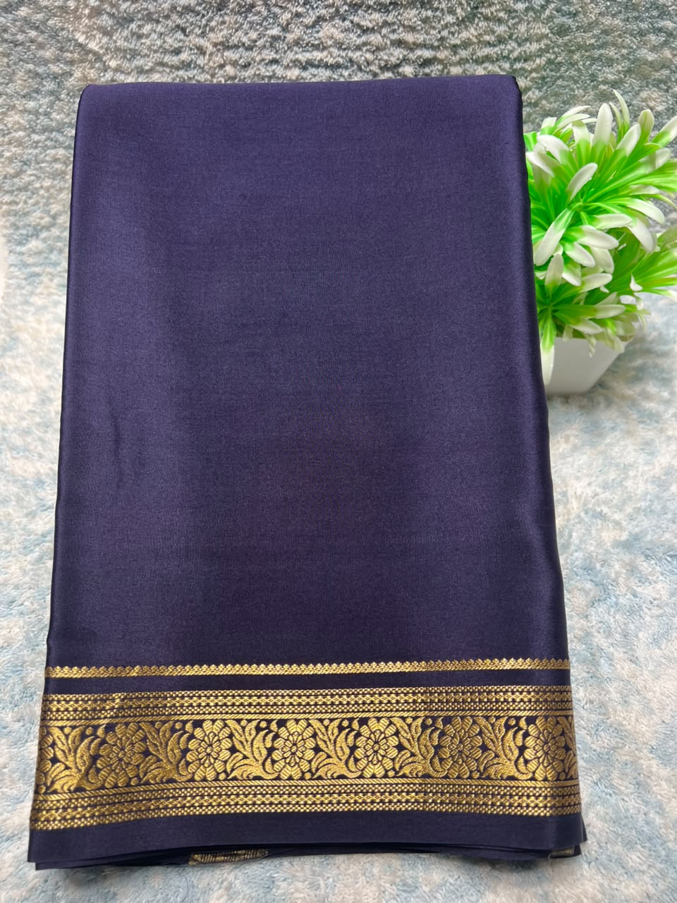 Pure Mysore Silk Saree.