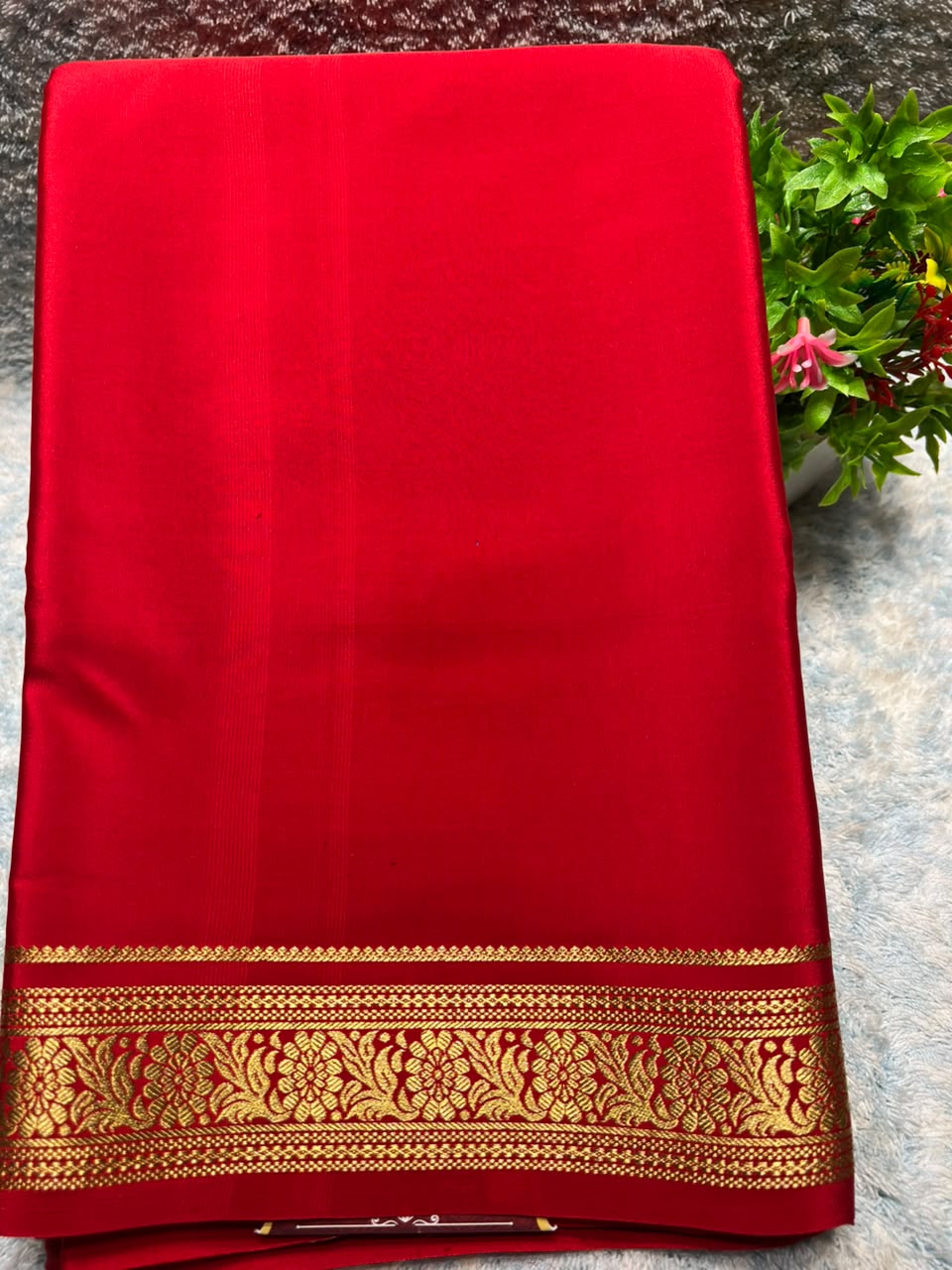 Pure Mysore Silk Saree.