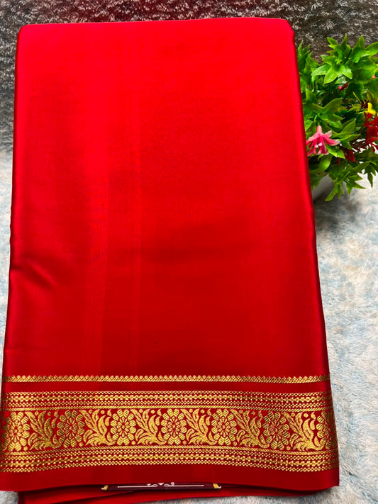 Pure Mysore Silk Saree.