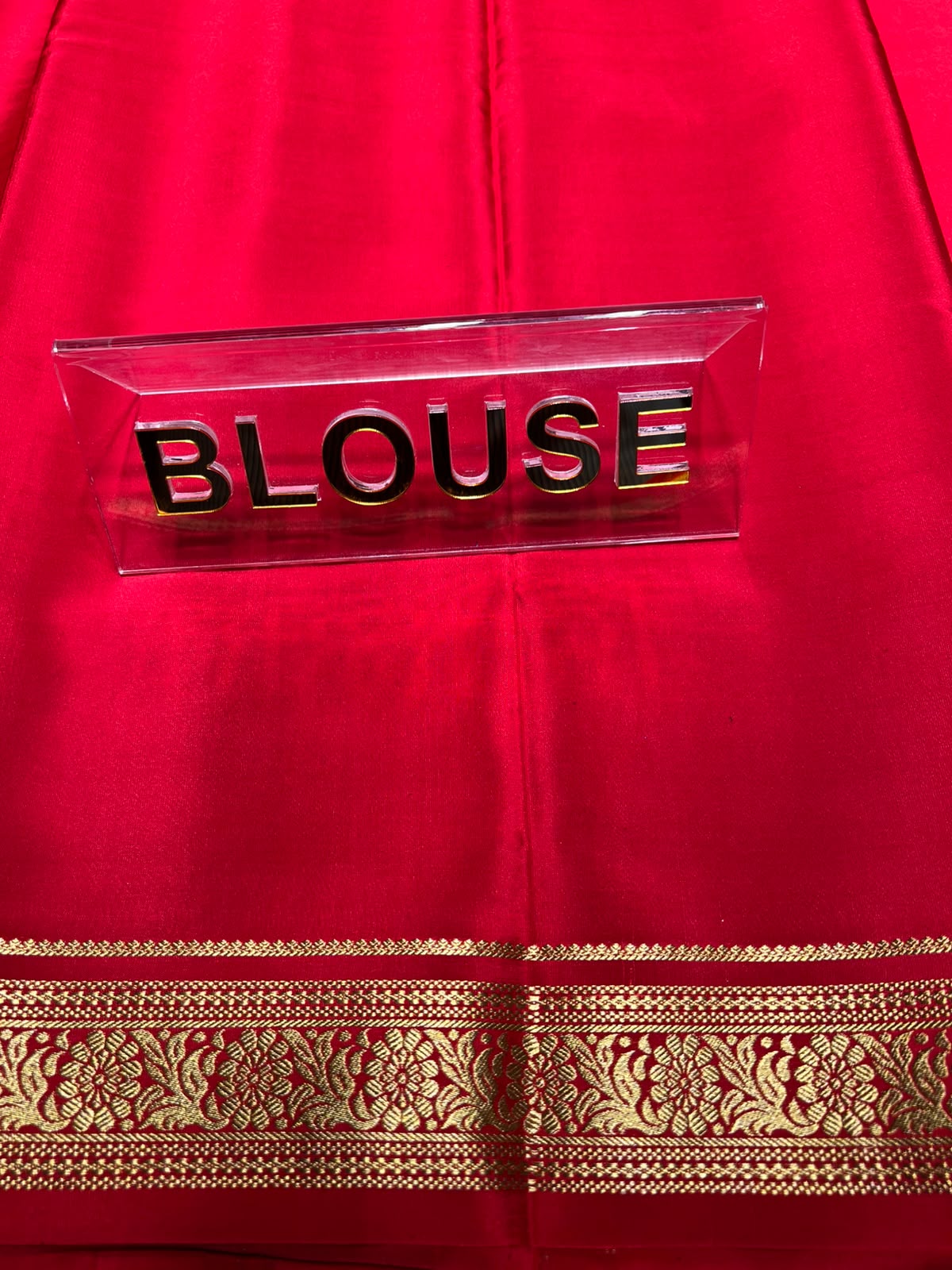 Pure Mysore Silk Saree.