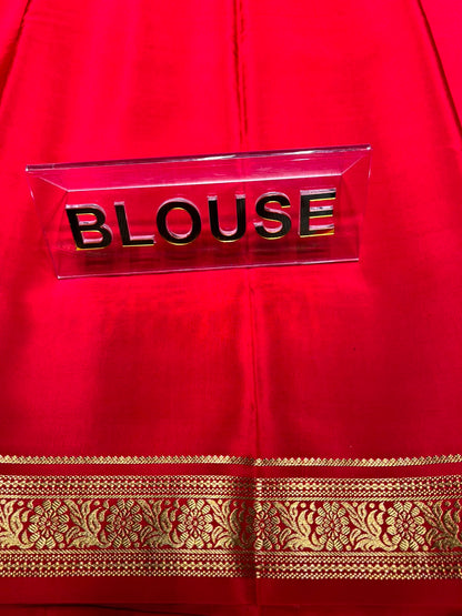 Pure Mysore Silk Saree.