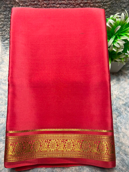 Pure Mysore Silk Saree.