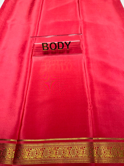 Pure Mysore Silk Saree.