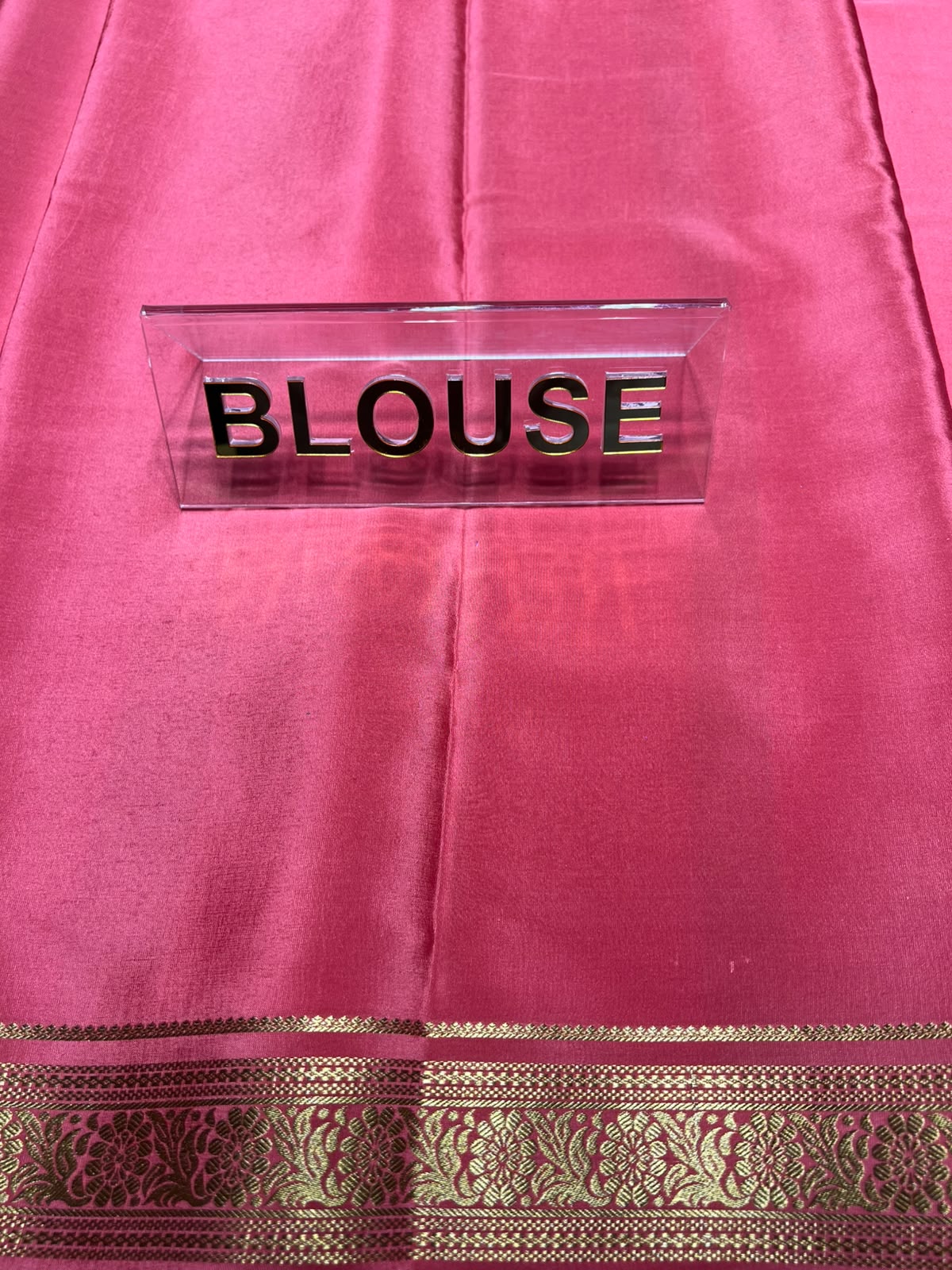 Pure Mysore Silk Saree.