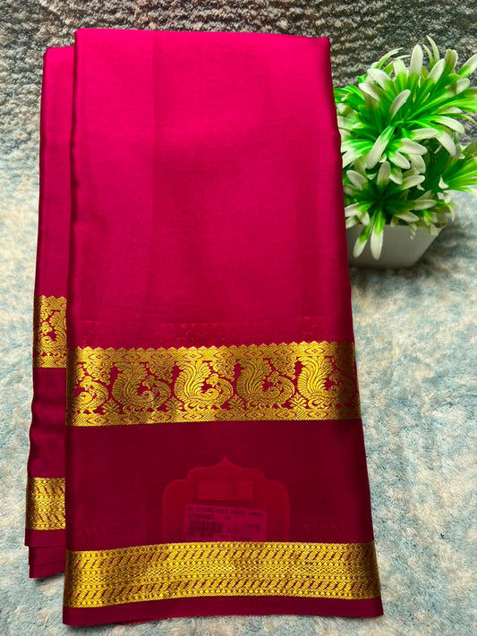 Pure Mysore Silk Saree ( 60 Grams )