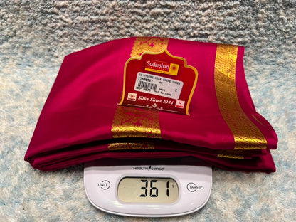 Pure Mysore Silk Saree ( 60 Grams )