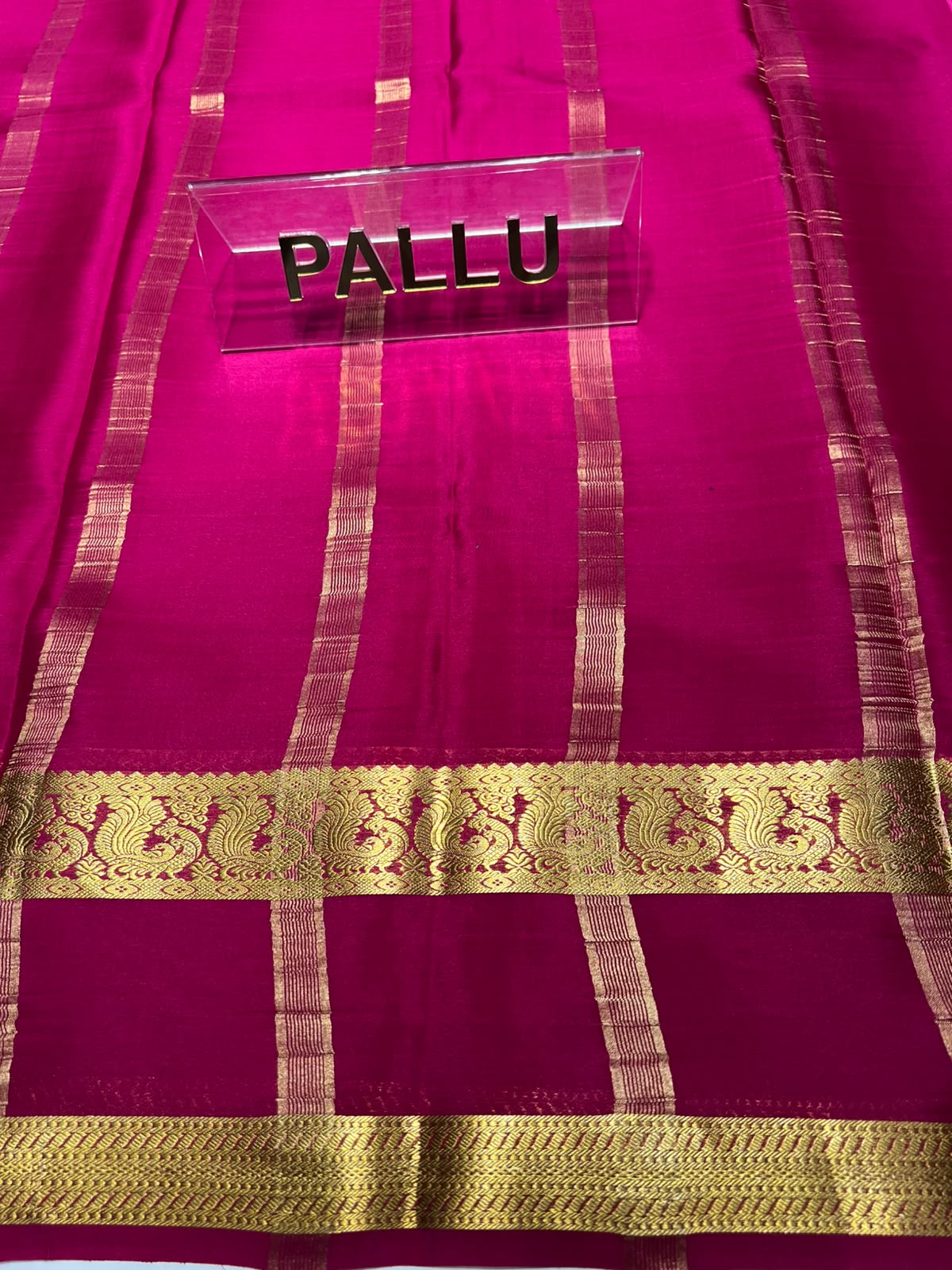 Pure Mysore Silk Saree ( 60 Grams )