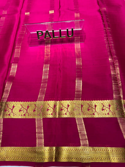 Pure Mysore Silk Saree ( 60 Grams )