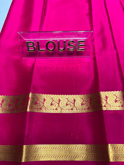 Pure Mysore Silk Saree ( 60 Grams )