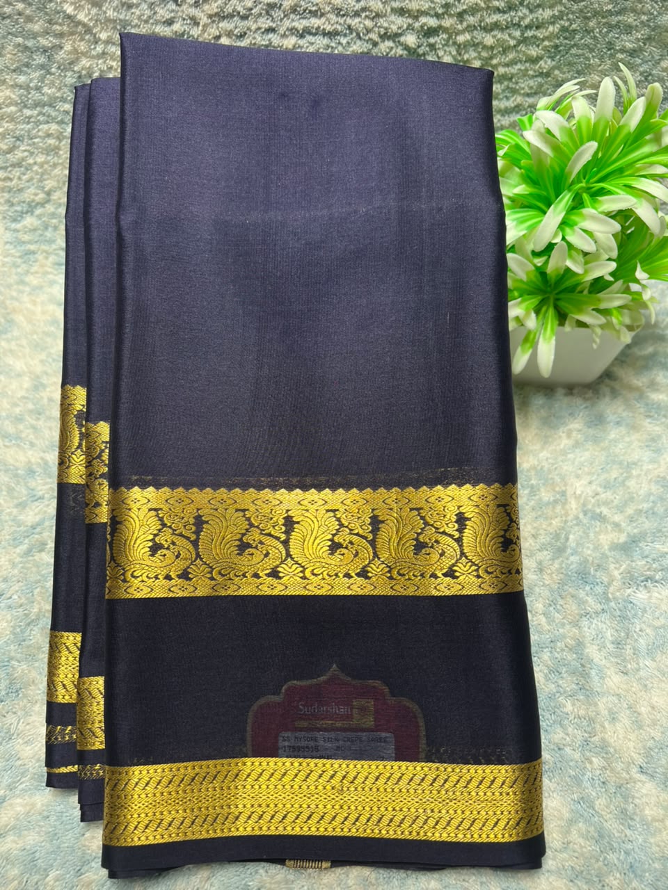 Pure Mysore Silk Saree ( 60 Grams )
