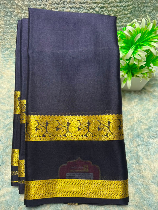 Pure Mysore Silk Saree ( 60 Grams )