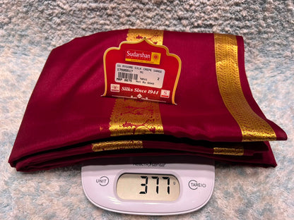 Pure Mysore Silk Saree ( 60 Grams )