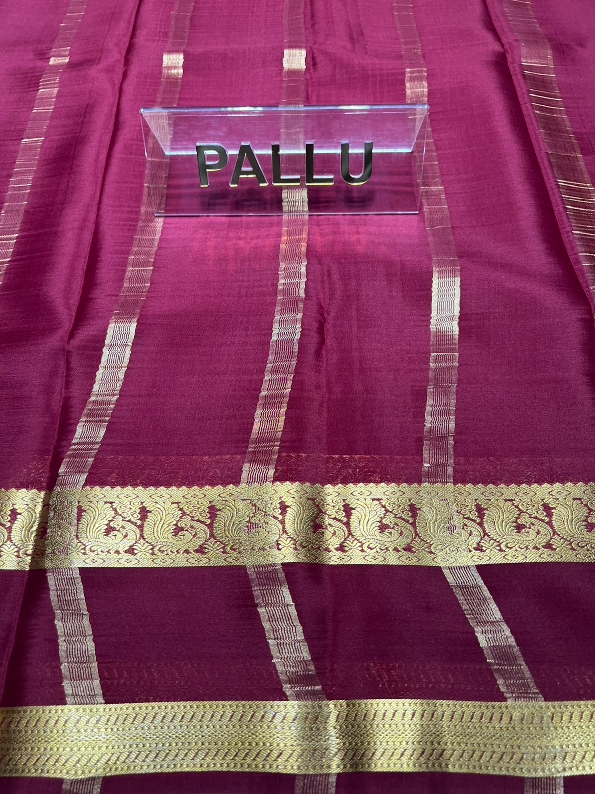 Pure Mysore Silk Saree ( 60 Grams )