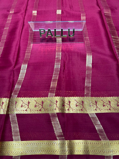Pure Mysore Silk Saree ( 60 Grams )