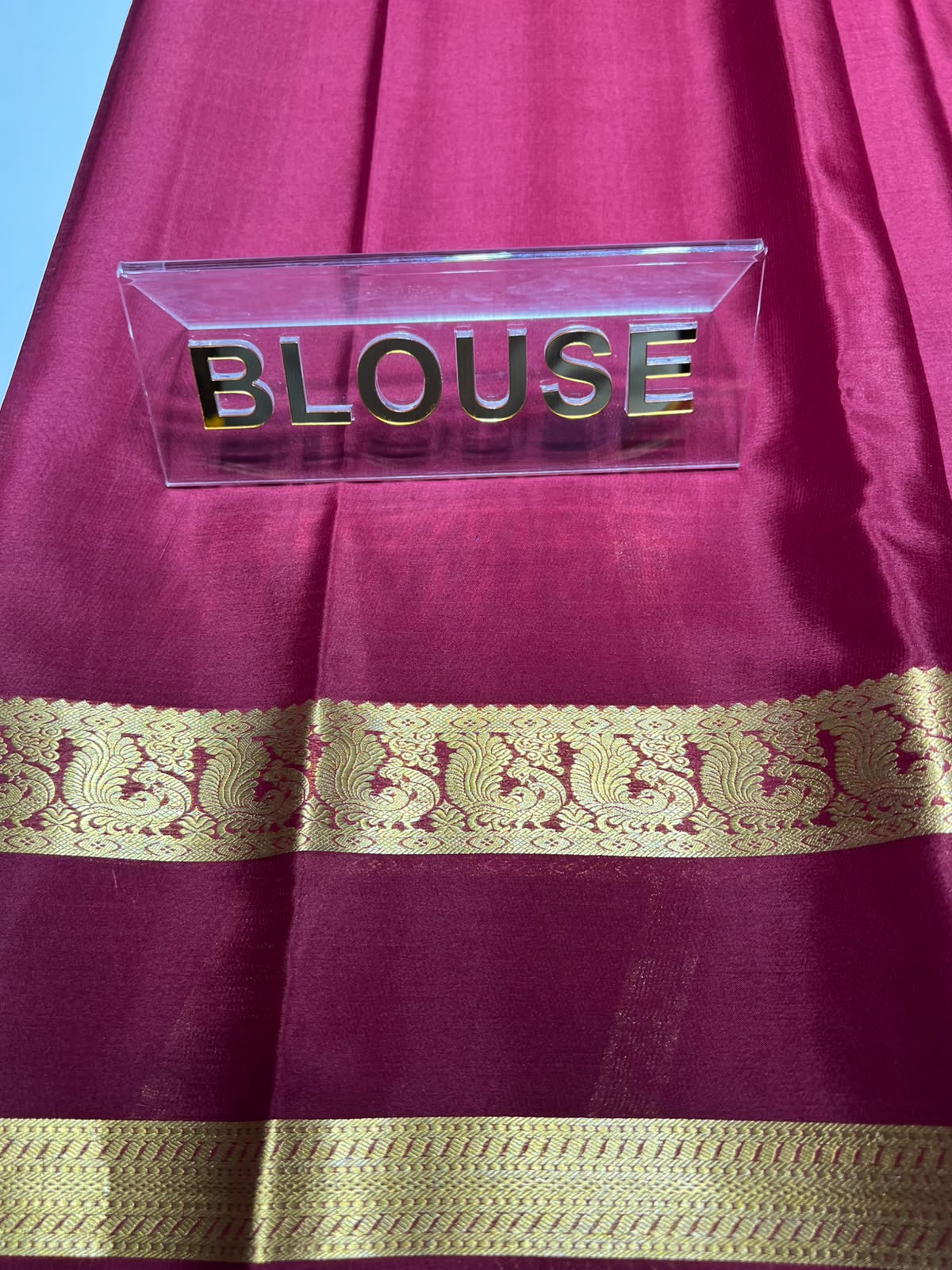 Pure Mysore Silk Saree ( 60 Grams )
