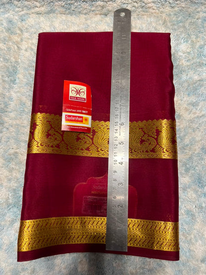 Pure Mysore Silk Saree ( 60 Grams )
