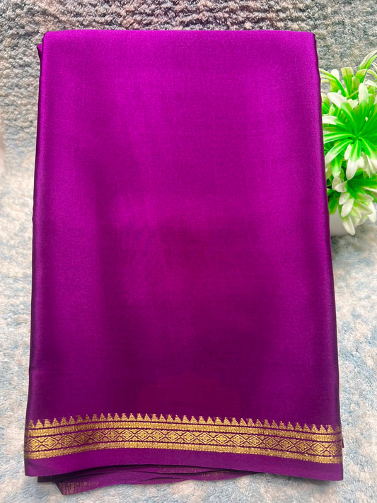 Pure Mysore Silk Saree.