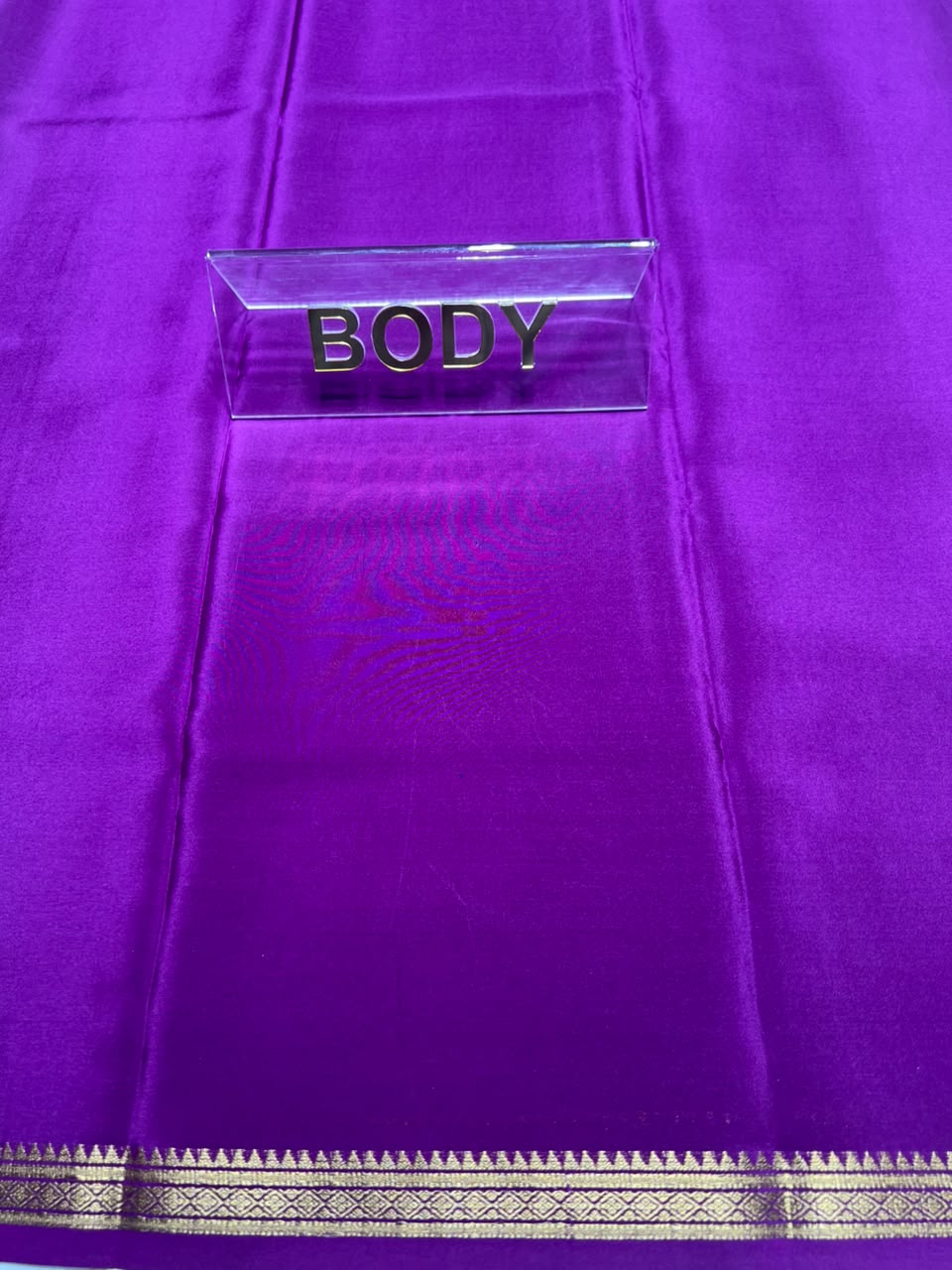 Pure Mysore Silk Saree.