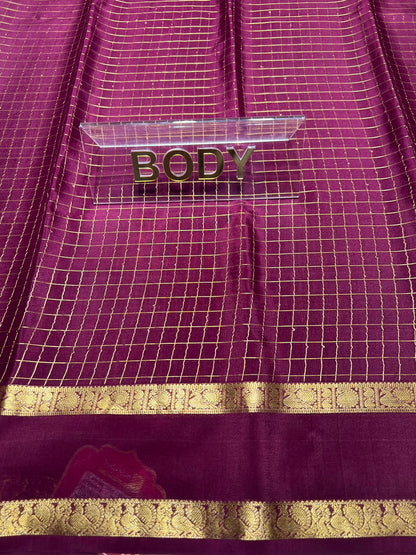 Pure Mysore Silk Saree ( 60 Grams )