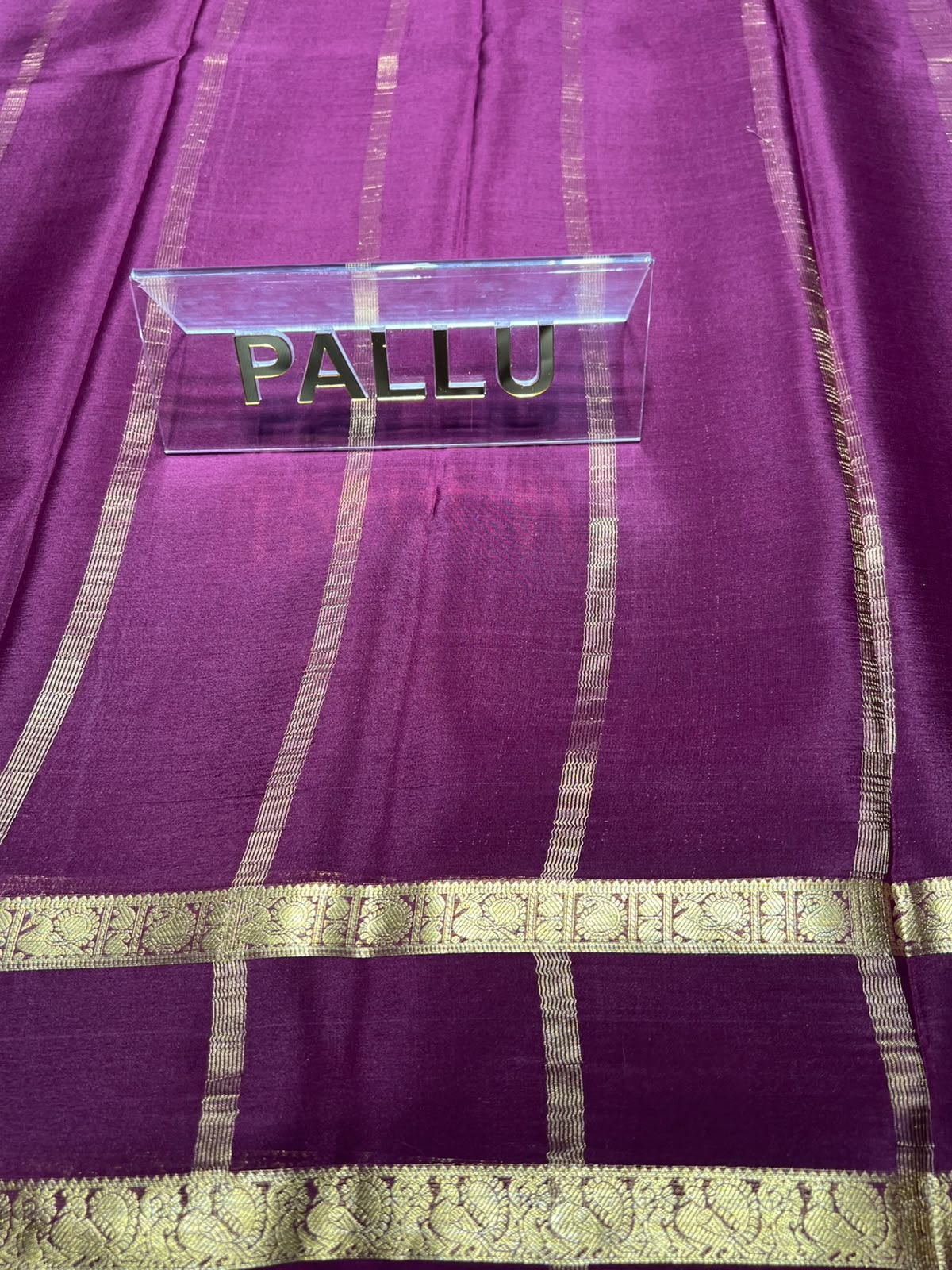 Pure Mysore Silk Saree ( 60 Grams )