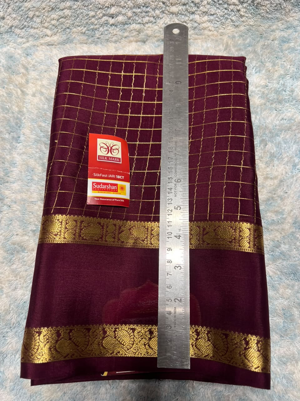 Pure Mysore Silk Saree ( 60 Grams )