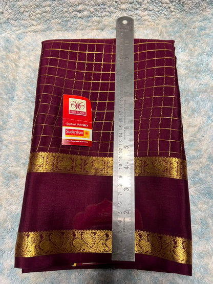 Pure Mysore Silk Saree ( 60 Grams )