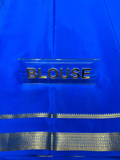 Pure Mysore Silk Saree.