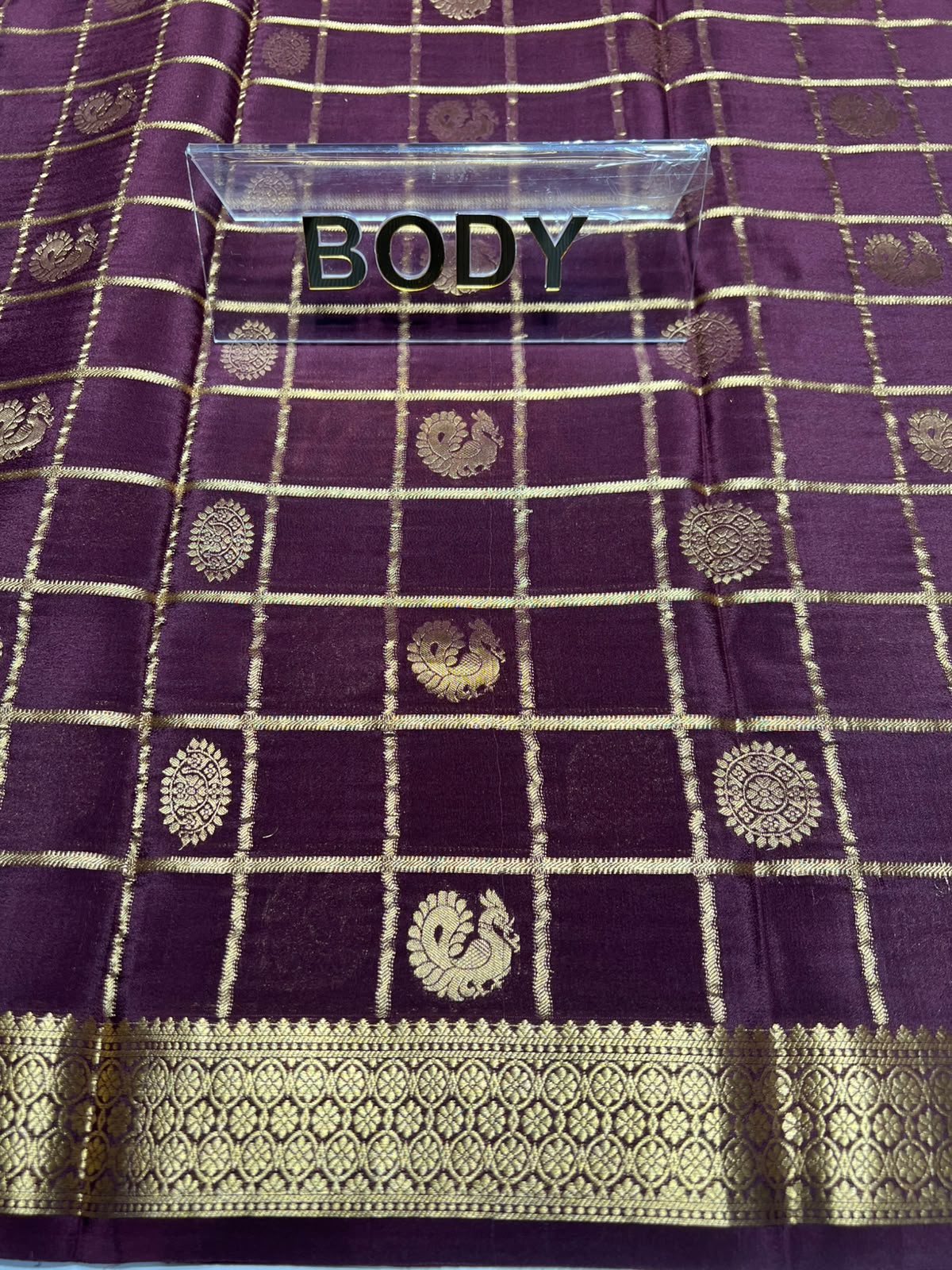 Pure Mysore Silk Saree.