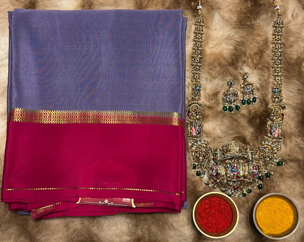 Pure Mysore Silk Saree.