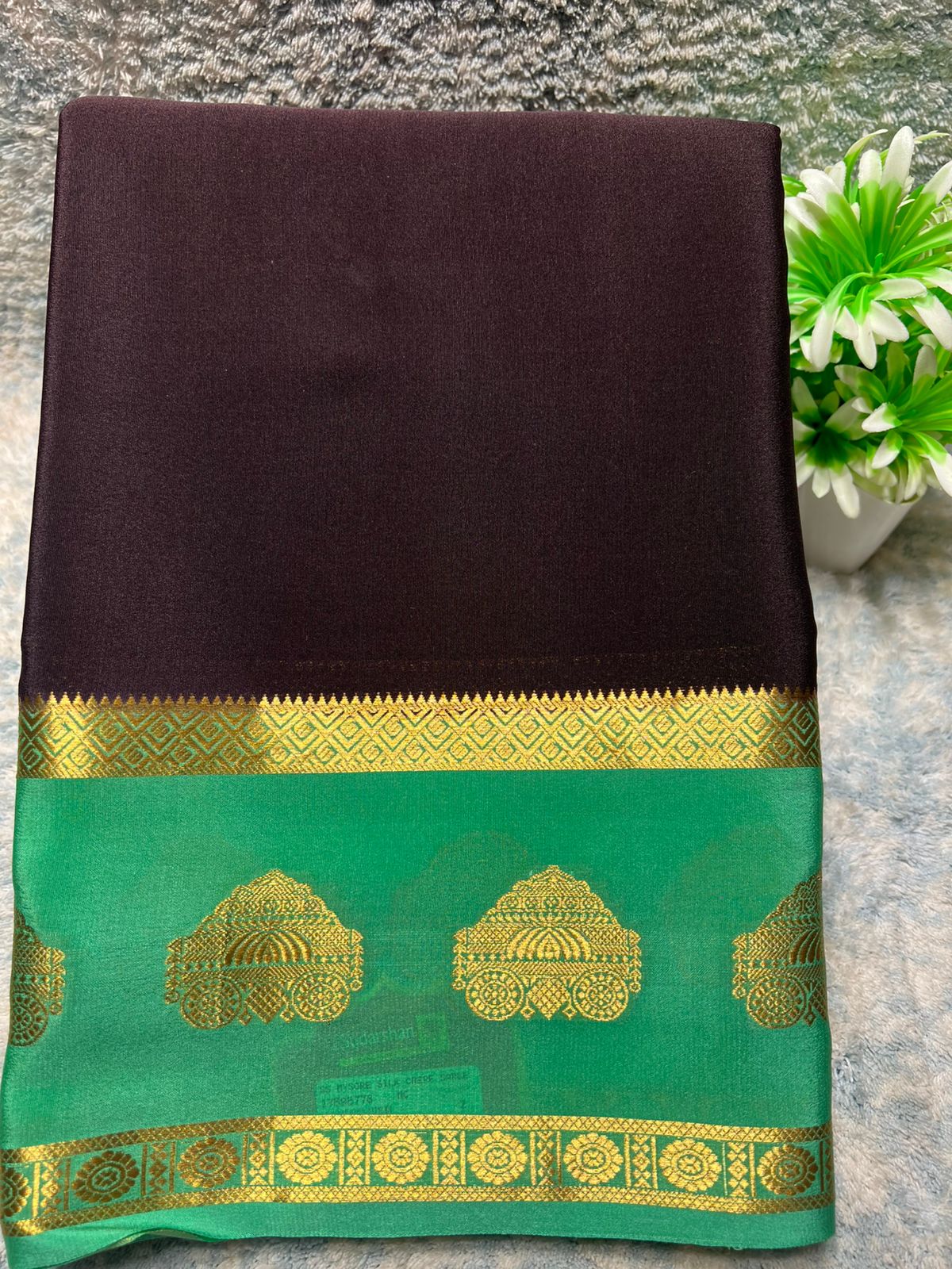 Pure Mysore Silk Saree.