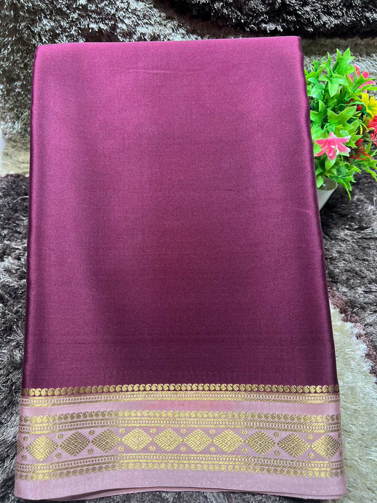 Pure Mysore Silk Saree.