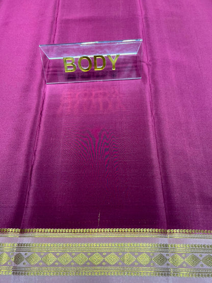 Pure Mysore Silk Saree.