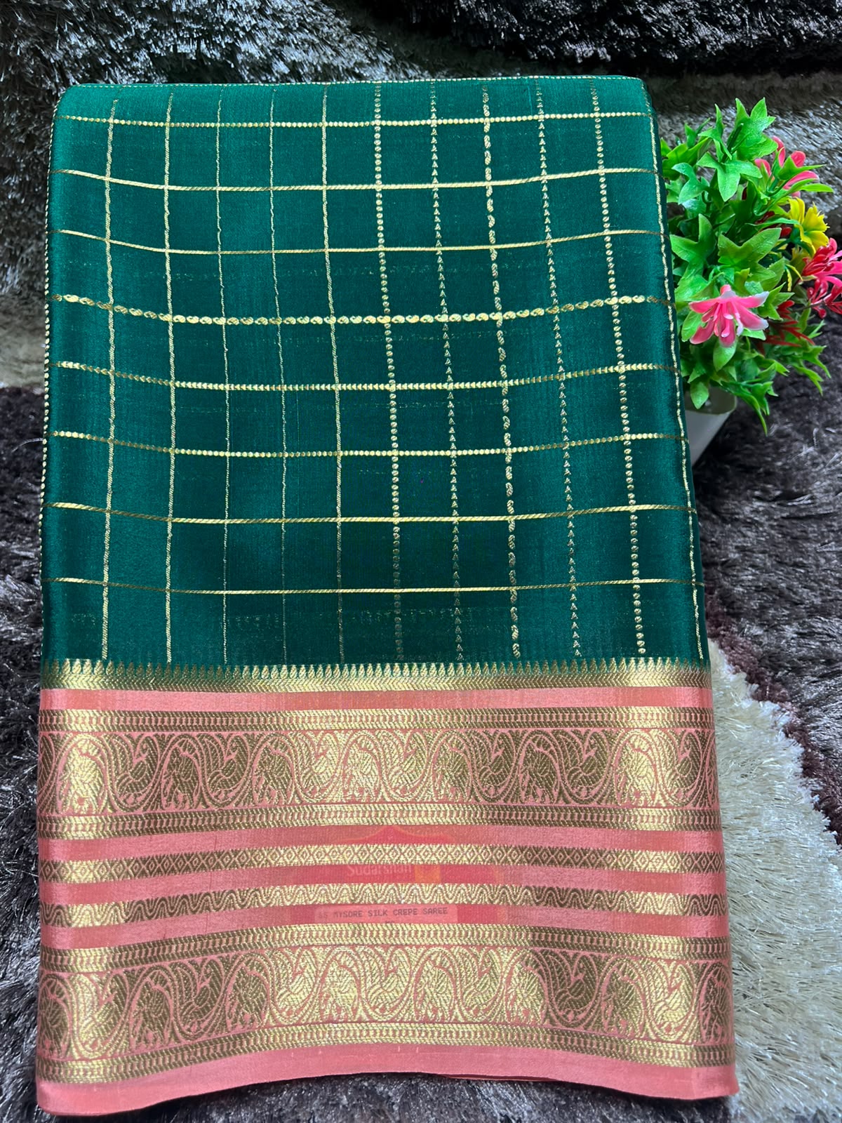 Pure Mysore Silk Saree.