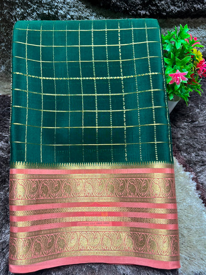 Pure Mysore Silk Saree.