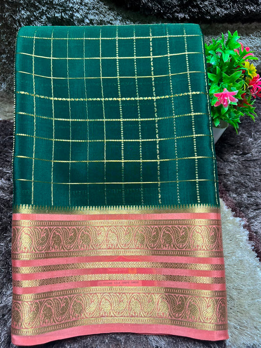 Pure Mysore Silk Saree.