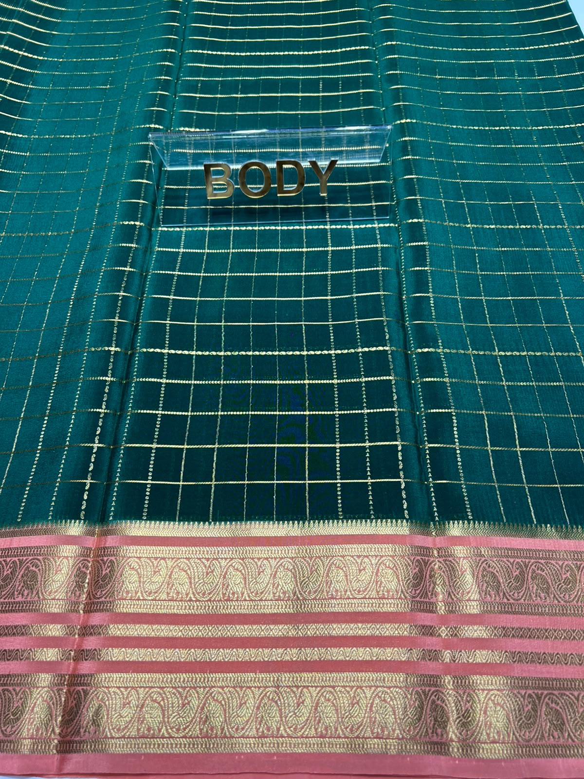 Pure Mysore Silk Saree.