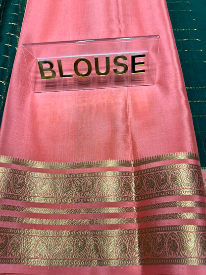 Pure Mysore Silk Saree.