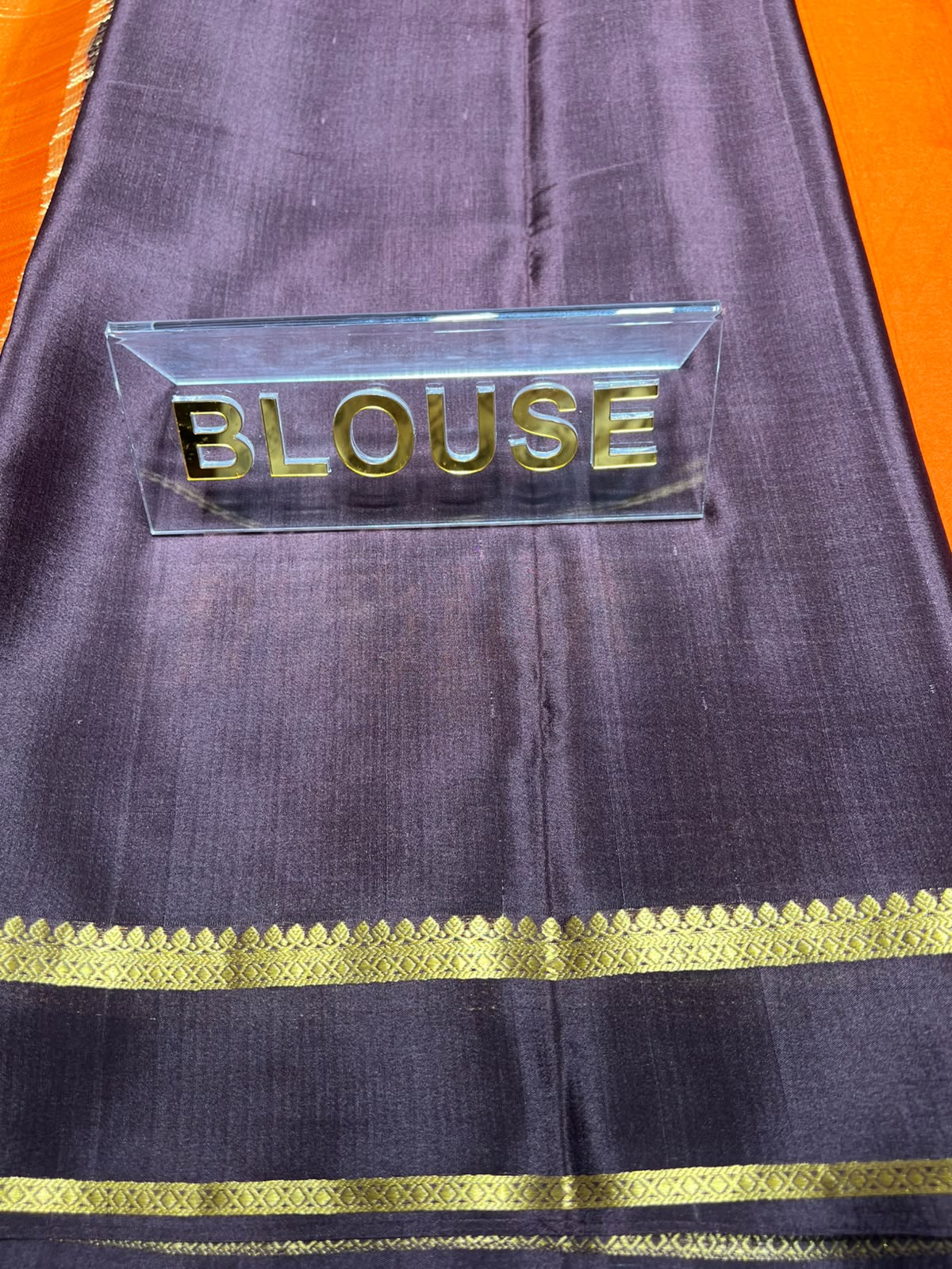 Pure Mysore Silk Saree.
