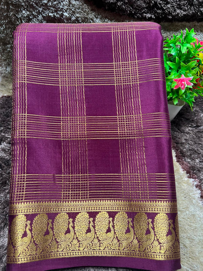 Pure Mysore Silk Saree.