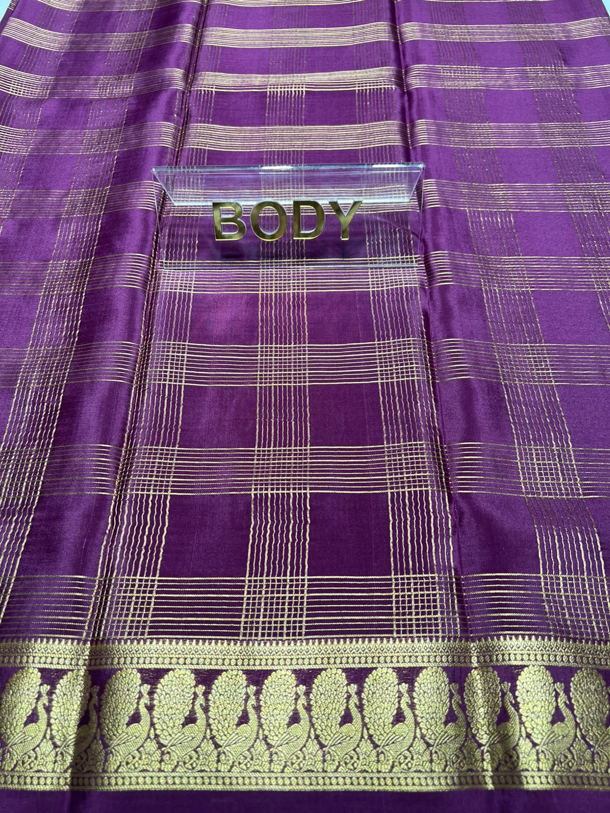 Pure Mysore Silk Saree.