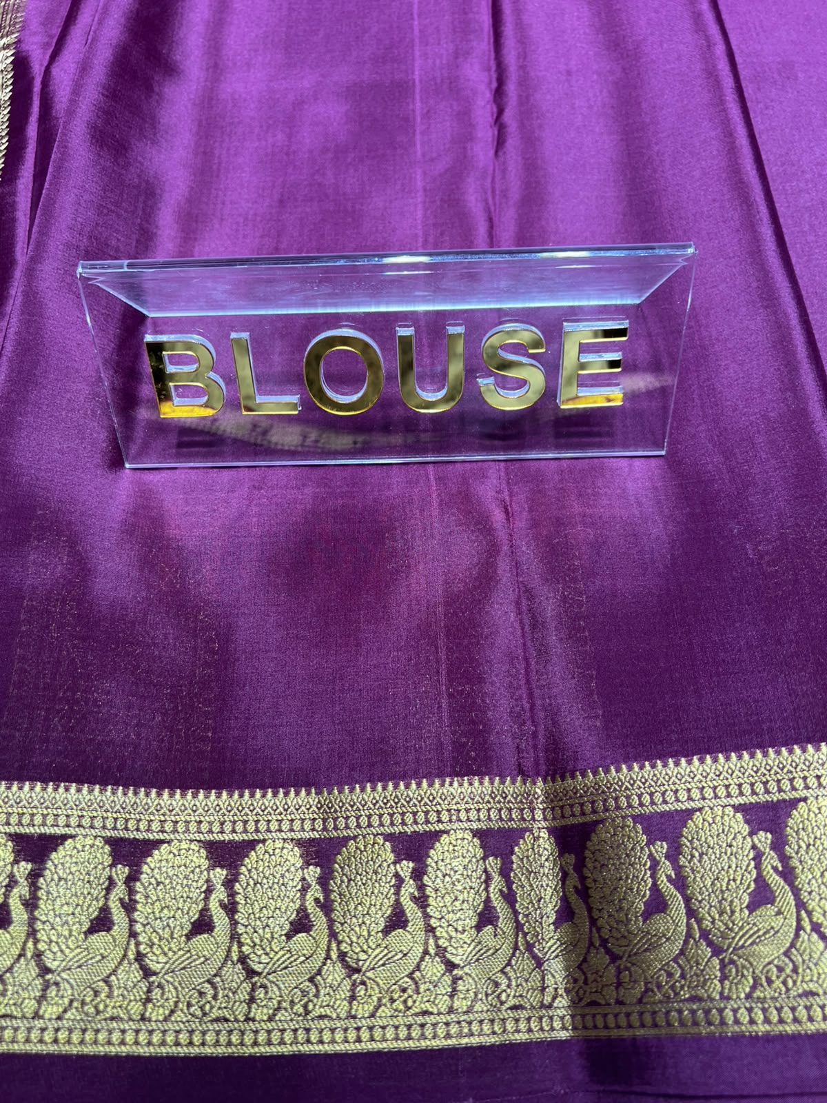 Pure Mysore Silk Saree.