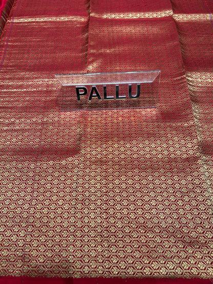 Pure Mysore Silk Saree.