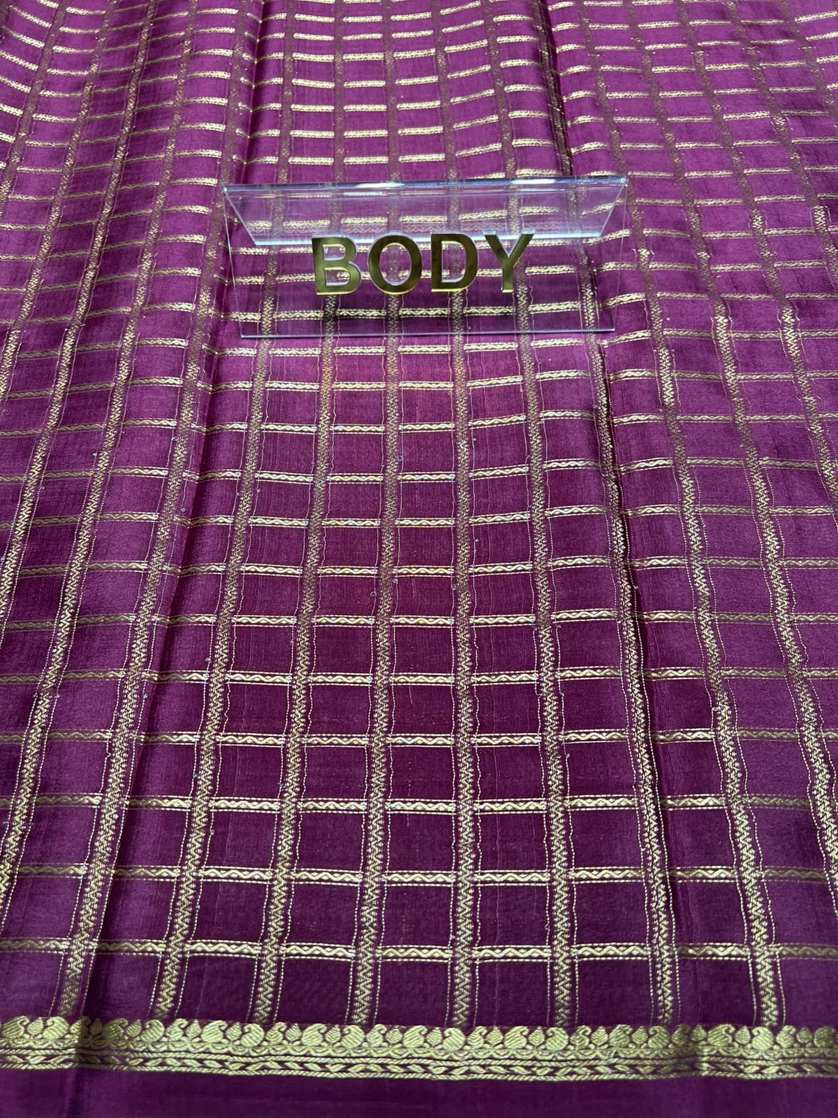 Pure Mysore Silk Saree.