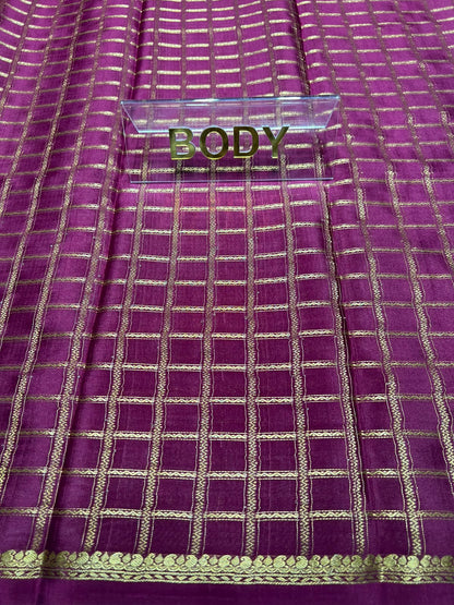 Pure Mysore Silk Saree.